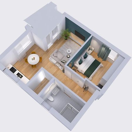 Apartmenthaus Am Kaiser-Wilhelm-Park Detmold Luaran gambar